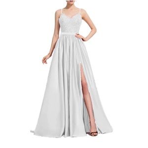 New White prom/wedding dress